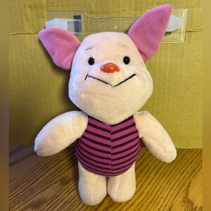 VINTAGE 1990’s Disney Piglet Plush 10” - LIKE NEW!